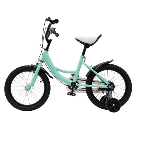 16 Inch Children's Bike, Children's Bicycle for Boys Girls Children, Bicycle 16 Inch Boy, Children's Bicycle with Stabilisers and Handbrake