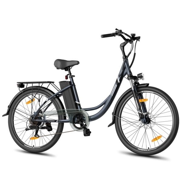 B1 26 Inch City E-Bike with 250 W Motor and 36 V 15.6 Ah Battery Pedelec City Bikes, Electric Bicycle, Max Speed 25 km/h Max Range 90 km, Adult Men Women Ebike