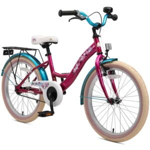 Bikestar Very Lightweight Children's Bicycle for Girls from 6 Years Old, 20 Inch Children's Classic Bicycle for Children