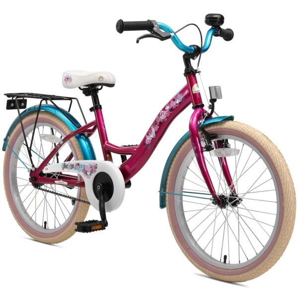Bikestar Very Lightweight Children's Bicycle for Girls from 6 Years Old, 20 Inch Children's Classic Bicycle for Children