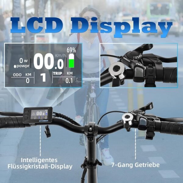 KAISDA E Bike Klapprad 20 Zoll mit 250W Motor und 75km Reichweite ideal für Stadtverkehr