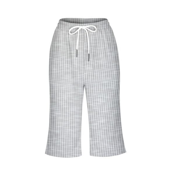 Leinenhose Damen Sommer leicht und luftig mit weitem Bein high waist trendy