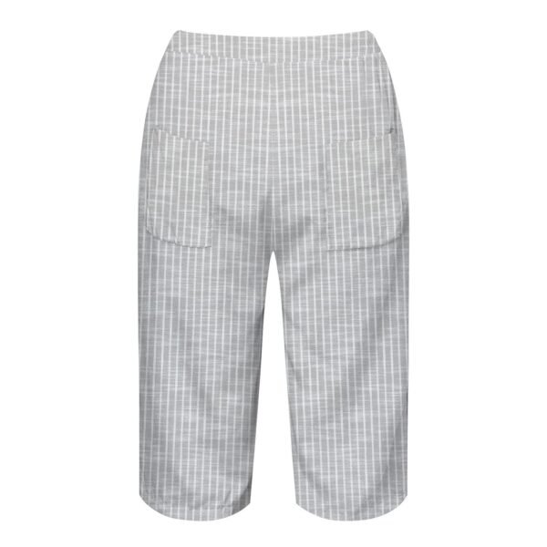 Leinenhose Damen Sommer leicht und luftig mit weitem Bein high waist trendy
