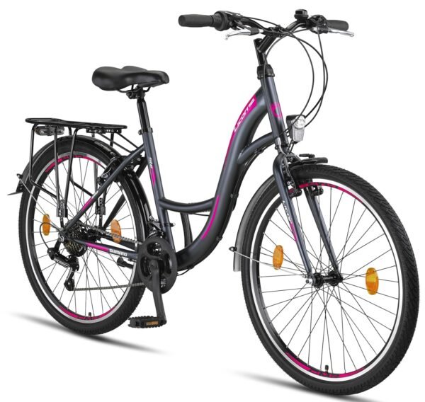 Licorne Bike Stella Premium Citybike 28 Zoll 21 Gang ideal für Alltag und Touren