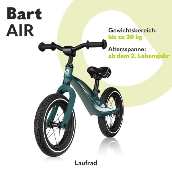 Lionelo Bart Air Kinderlaufrad Magnesiumrahmen 12 Zoll Höhenverstellbar Ultraleicht
