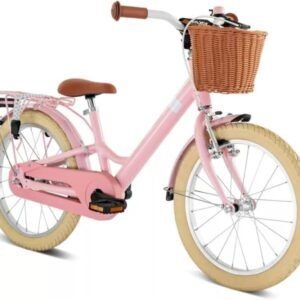PUKY Youke 18 Inch Classic Aluminium Children's Bicycle Retro Pink