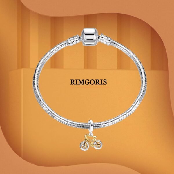 Rimgoris 925 Sterling Silber Charms Einzigartige Anhänger für Damenarmbänder und Halsketten