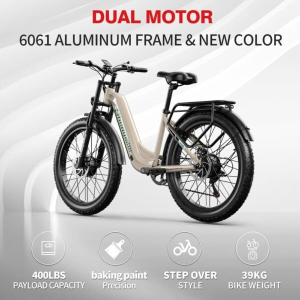 Shengmilo S700 E-Bike mit starkem Doppelmotor und langlebigem Aluminiumrahmen entdecken
