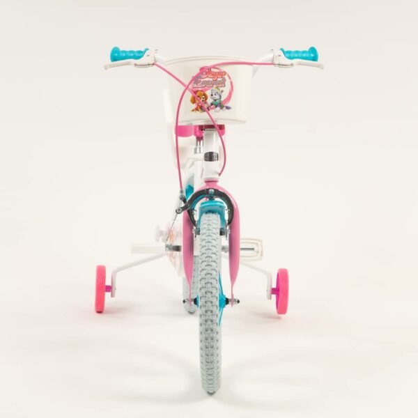 Toimsa Kinderfahrrad 16 Zoll bunt mit Korb ideal für kleine Entdecker im Schnee