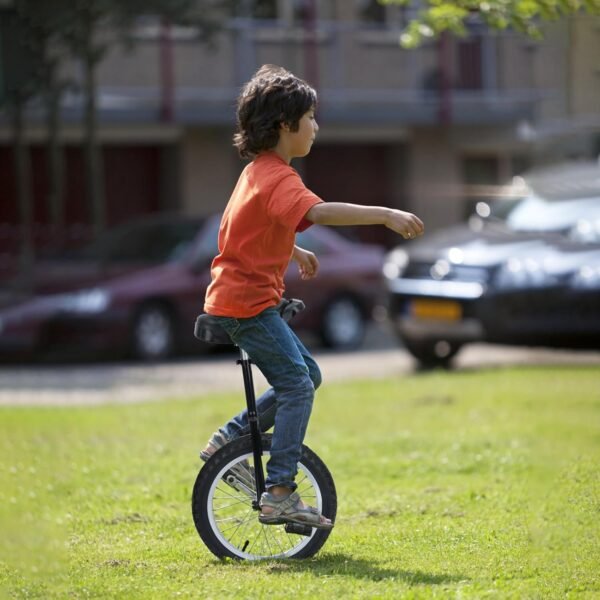 Tonchean 16 Zoll Einrad für Kinder mit rutschfesten Pedalen und höhenverstellbarem Sattel